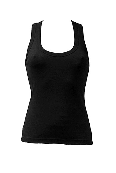 Camiseta personalizada de chica de tirantes.. Espalda diseño natación. Canalé 1x1