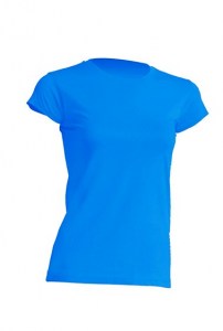 Camiseta mujer AQUA manga corta.100% algodón. Gramaje: 155 gr. aprox.