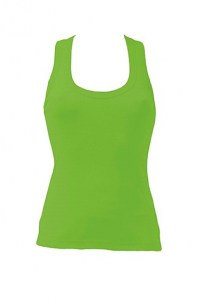 Camiseta personalizada de chica de tirantes.. Espalda diseño natación. Canalé 1x1