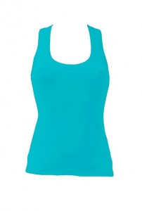 Camiseta personalizada de chica de tirantes.. Espalda diseño natación. Canalé 1x1